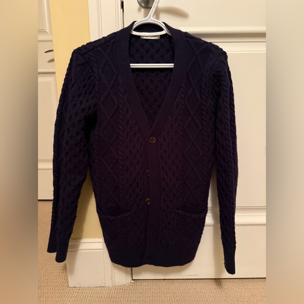 United Arrows Men's Mohair Cardigan - Size M